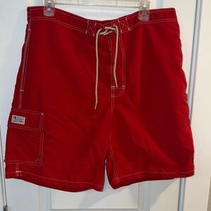 Polo Ralph Lauren Red Board Shorts
